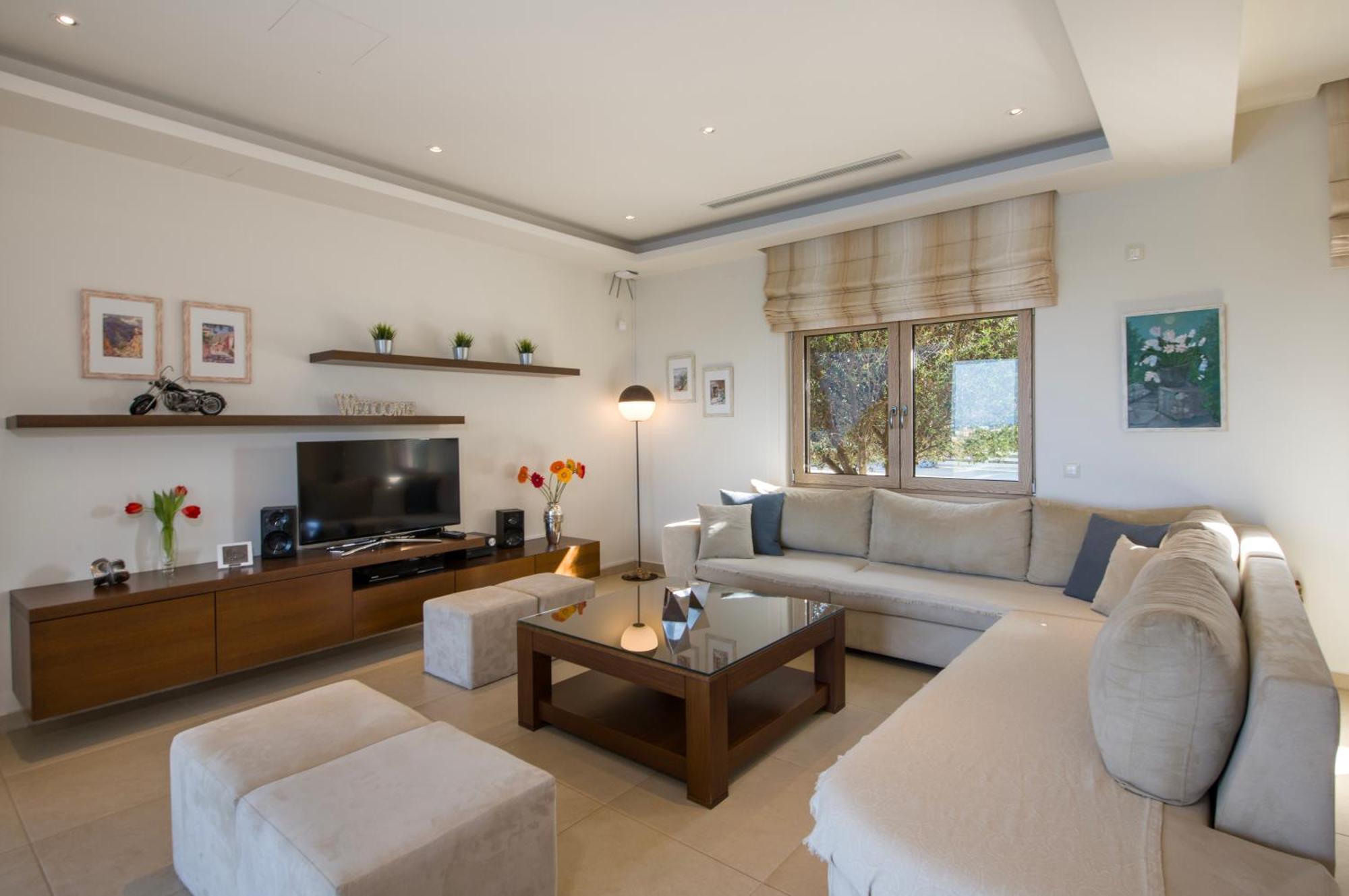 Four Seasons Private Villa - Seaview - Big Heated Pool - Gym - Sport Activities Гувес Екстер'єр фото