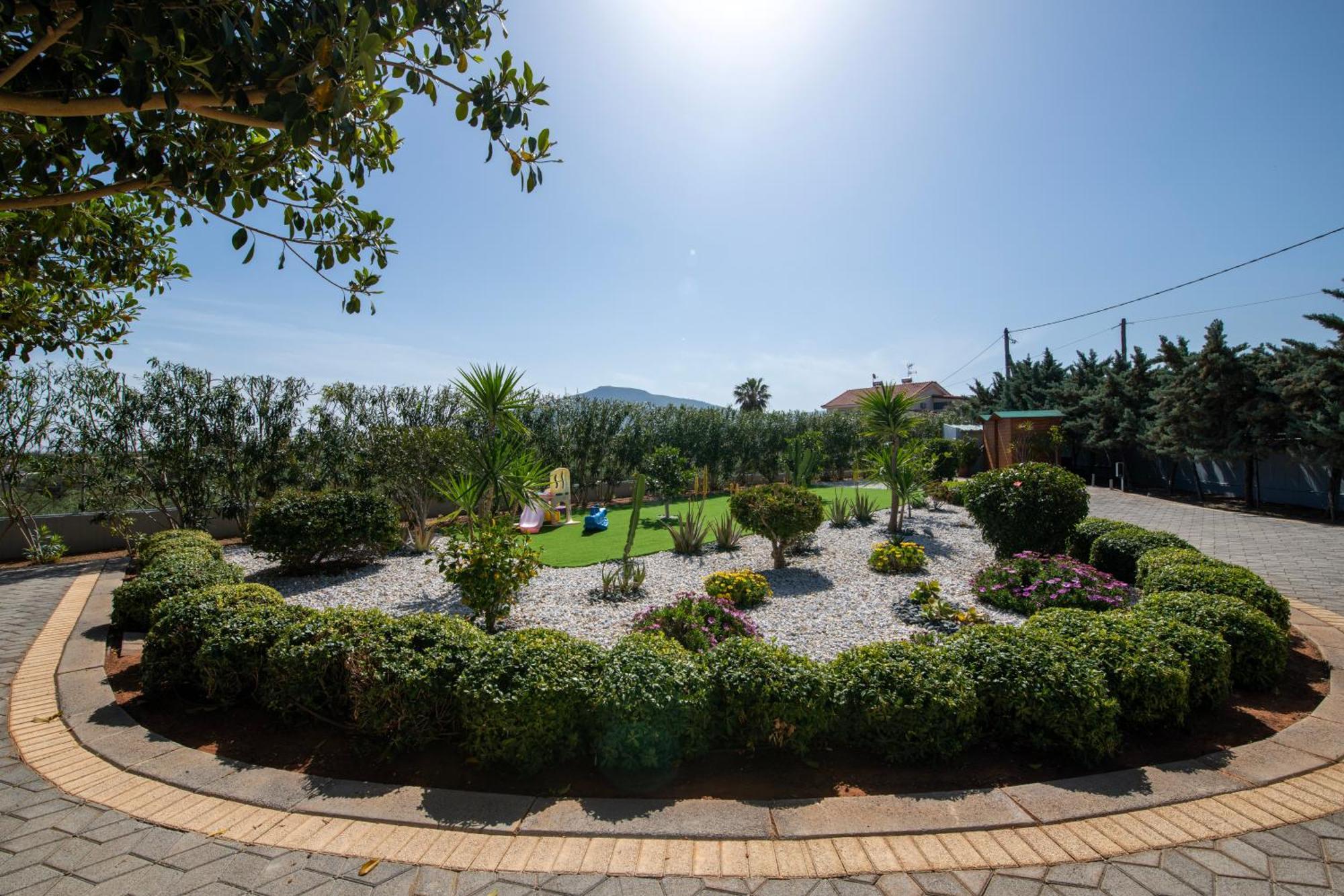 Four Seasons Private Villa - Seaview - Big Heated Pool - Gym - Sport Activities Гувес Екстер'єр фото